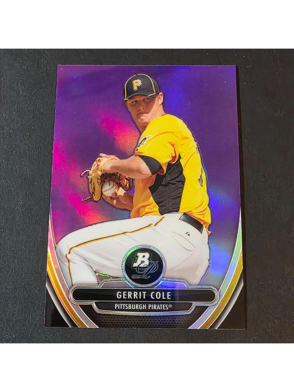 2013 Bowman Platinum Chrome Prospects Purple Refractors #BPCP4 Gerrit Cole